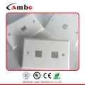 Bom preço amostra grátis 1/2/4 Port parede placa cat 6 ethernet tomada